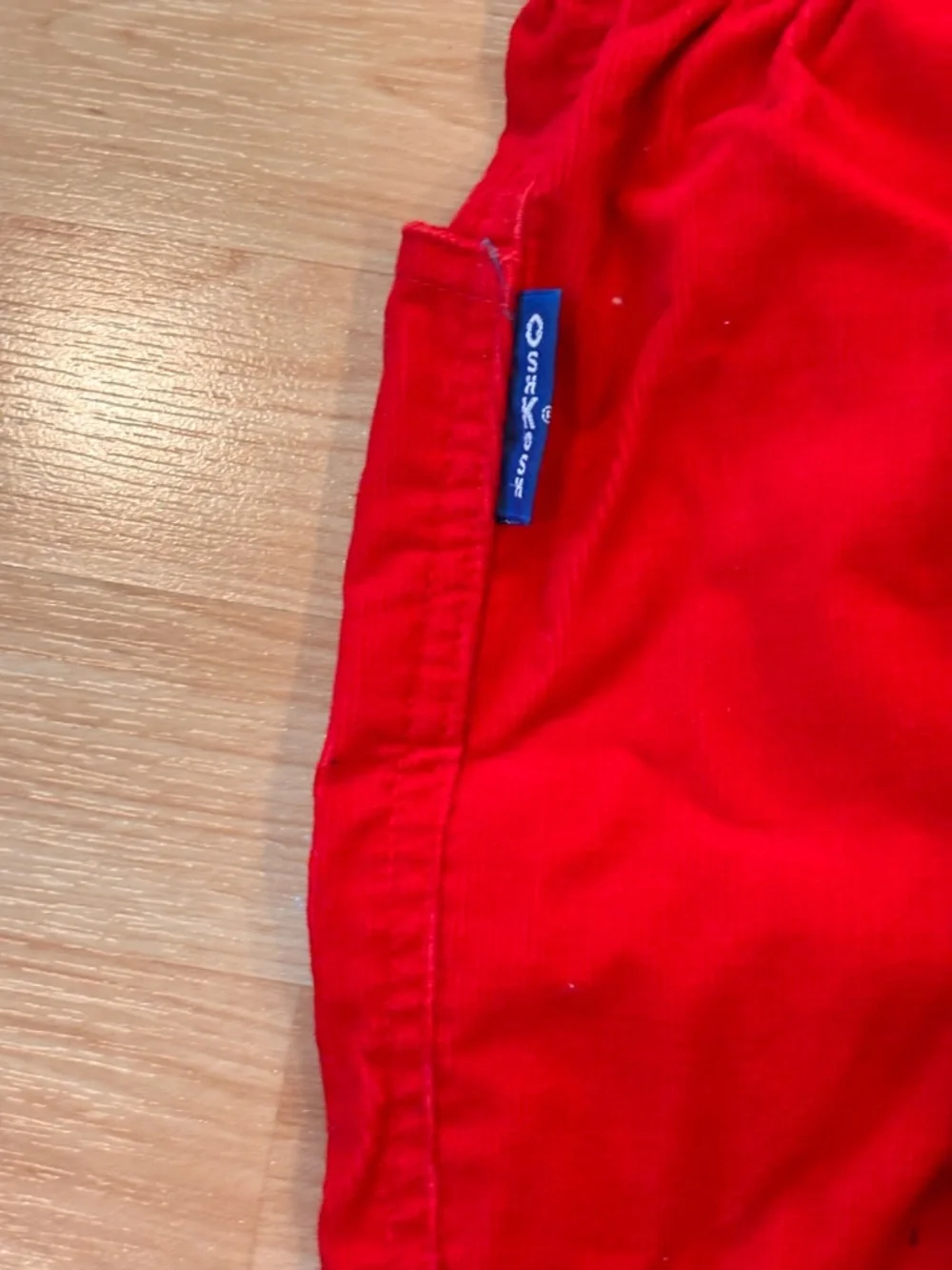 OshKosh‎ B'gosh Red Suspender Overalls with White Top - Made in USA